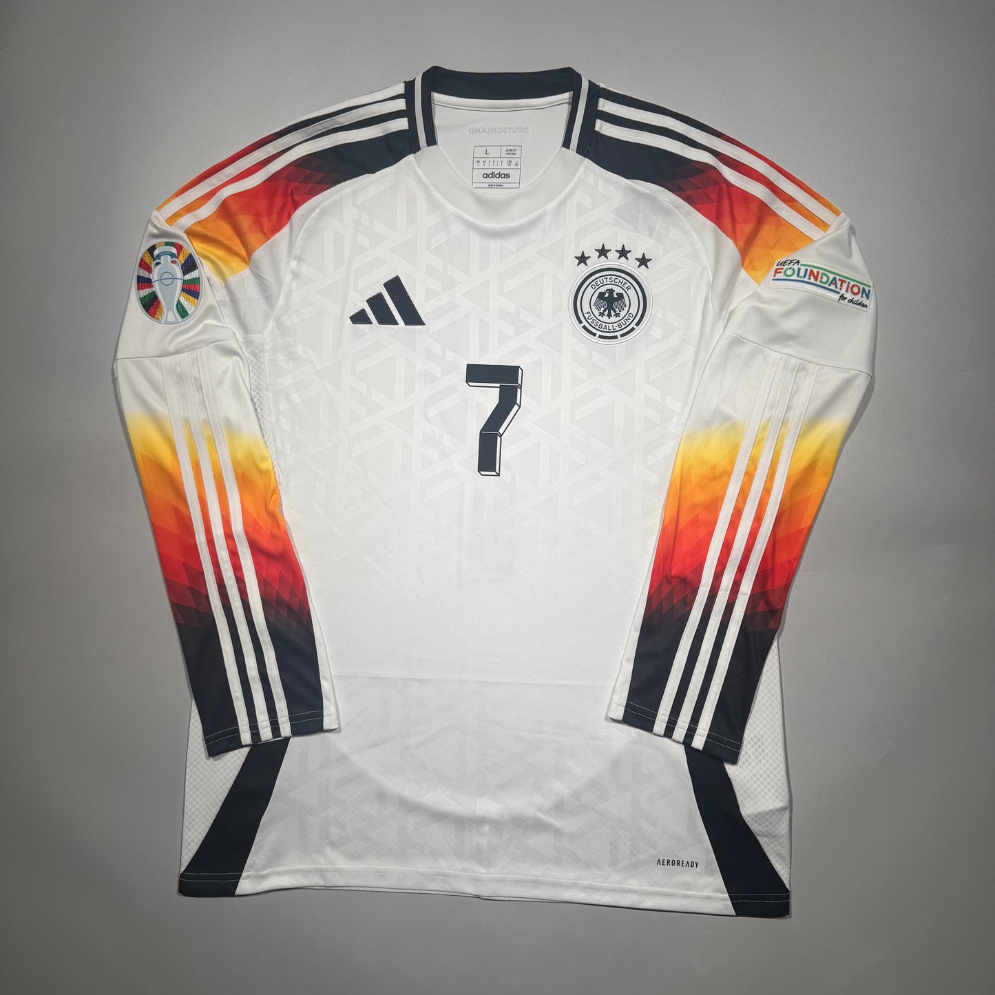 #7 Havertz 24/25 Germany Home Stadium long sleeve Shirt  EURO 2024