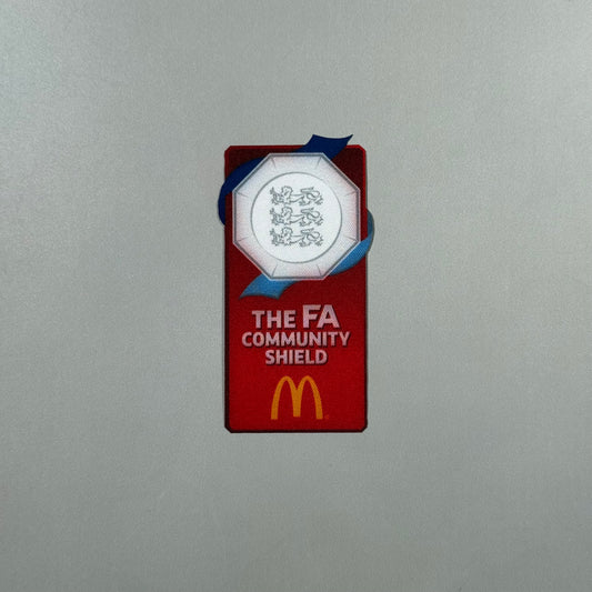 Official 2021 The FA Community Shield Patch Manchester City and Leicester City
