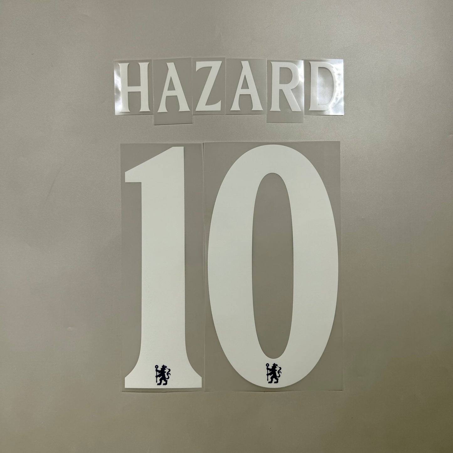 Official #10 Hazard 25/26 Chelsea Home Name and Number set Club Font