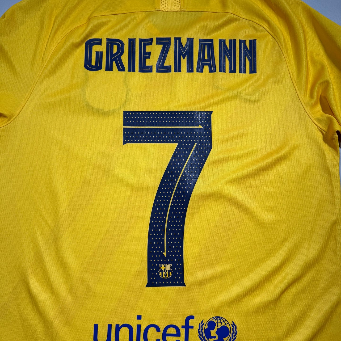 Official #7 Griezmann 21/22 FC Barcelona 4th Stadium Shirt Copa Del Rey Final Size M