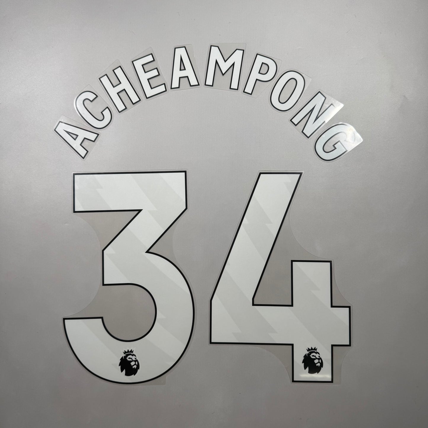 Official 25/26 Chelsea FC Home English Premier League Name and Number set