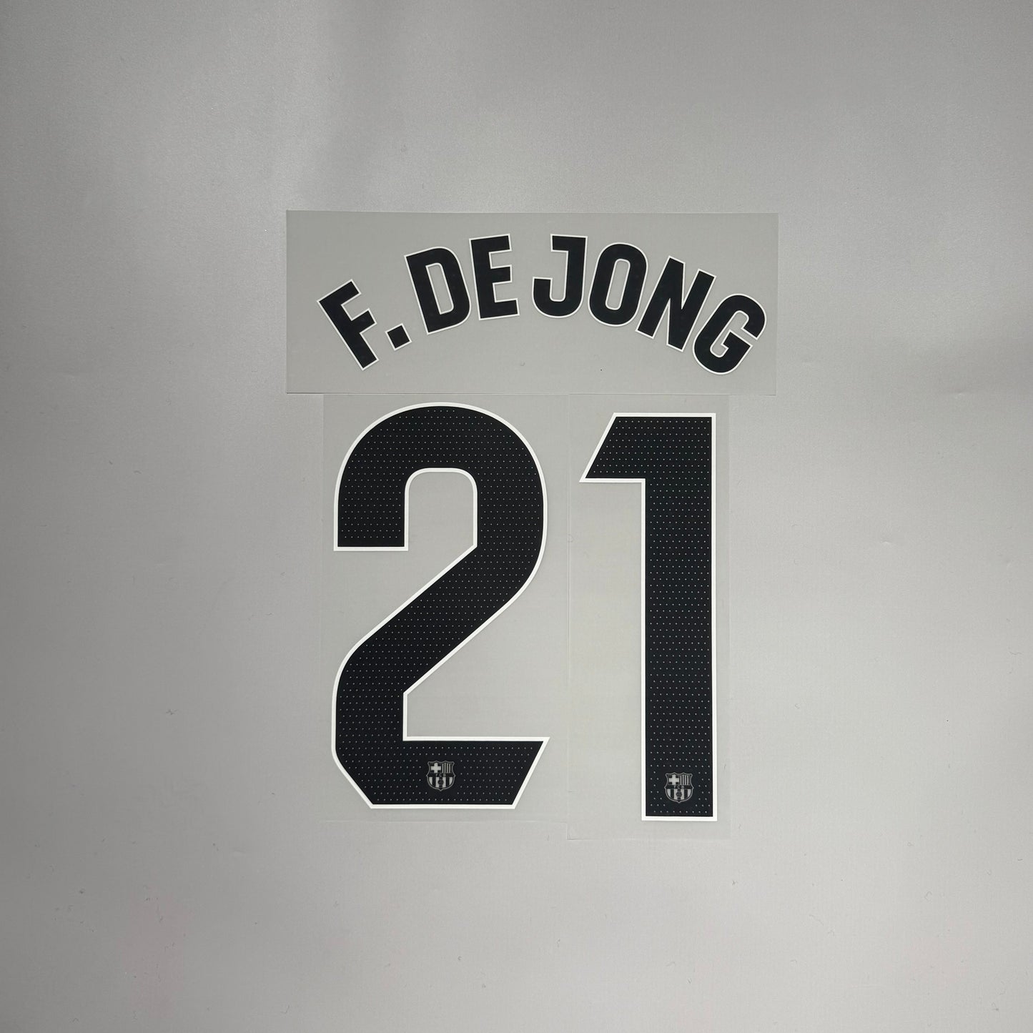 #21 F. De Jong 25/26 FC Barcelona Away Name & Number set