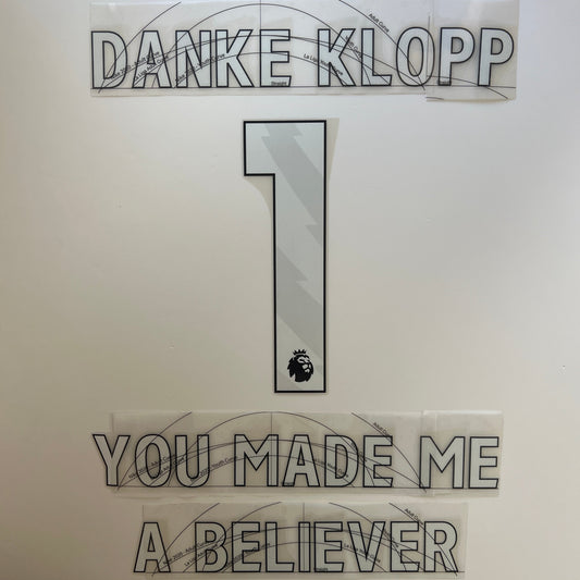 Danke Klopp 1 You Made Me A Believer 23/24 Liverpool Home