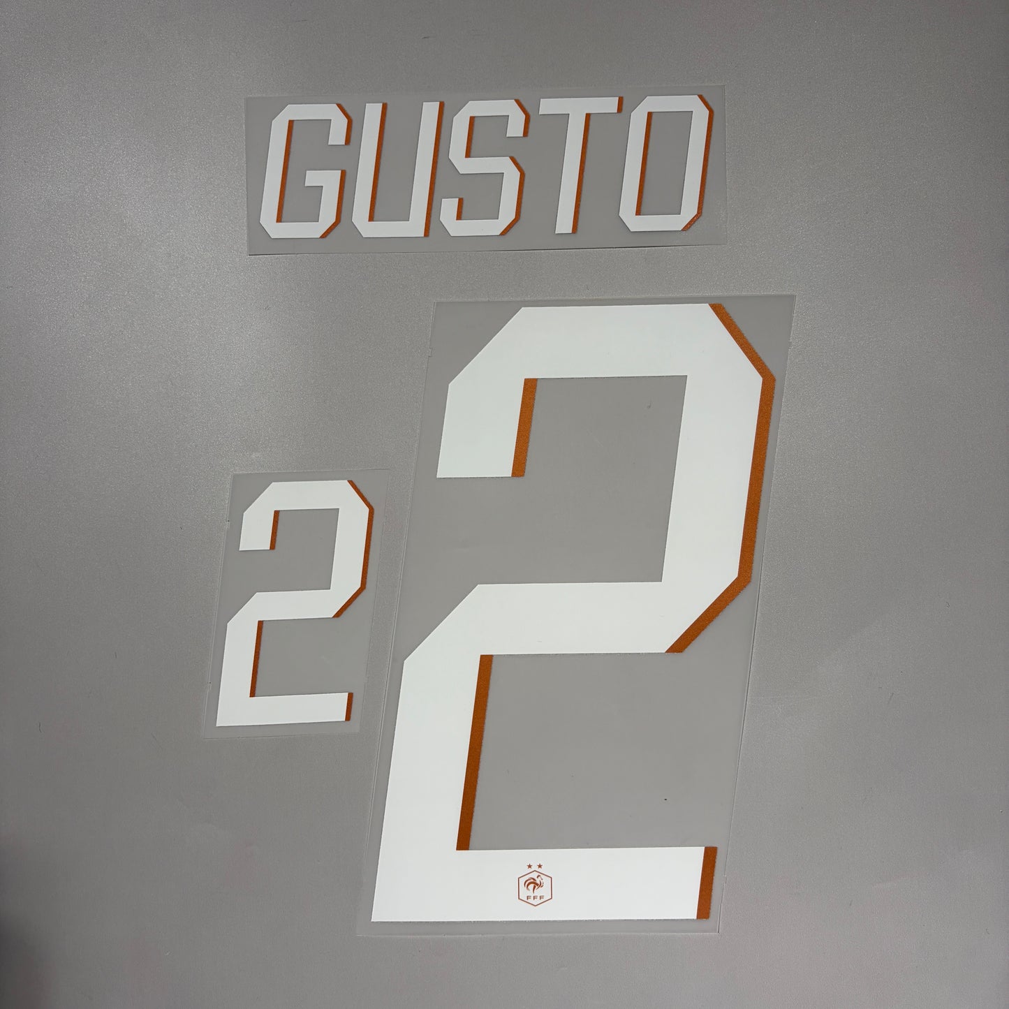 Official #2 Gusto 2026 France Home Name & Number set