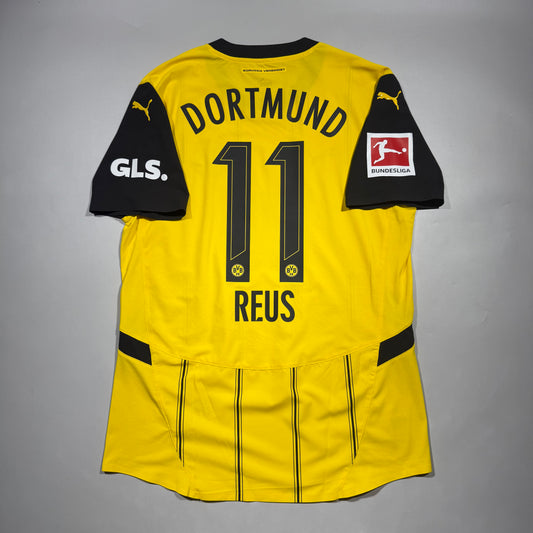 Official #11 Reus 24/25 Dortmund Home Authentic Shirt Size L