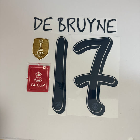 #17 De Bruyne | 24-25 Manchester City Home Fa Cup Pack