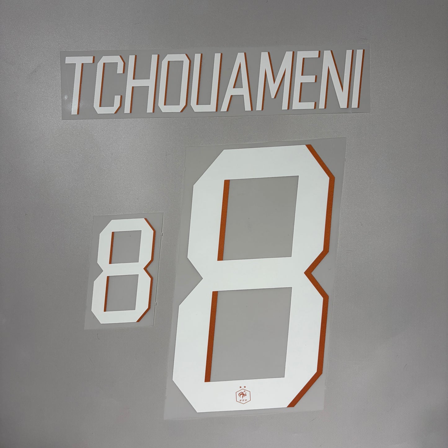 Official #8 Tchouameni 2026 France Home Name & Number set