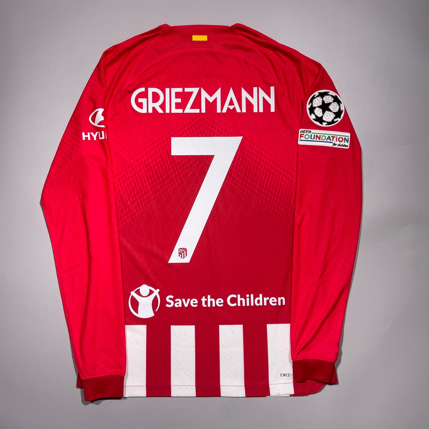 #7 Griezmann 23/24 Atletico Madrid Home Kitroom Player Issue CL ver.