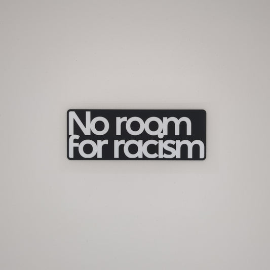 20/26 No room For racism Patch