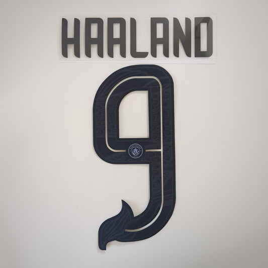 23-24 Manchester City YOD #9 HAALAND  Name and Number set