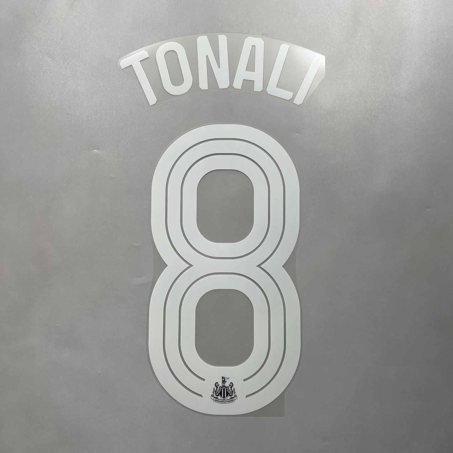 Official #8 Tonali 25/26 Newcastle United Away/Third Name & Number set Club Font