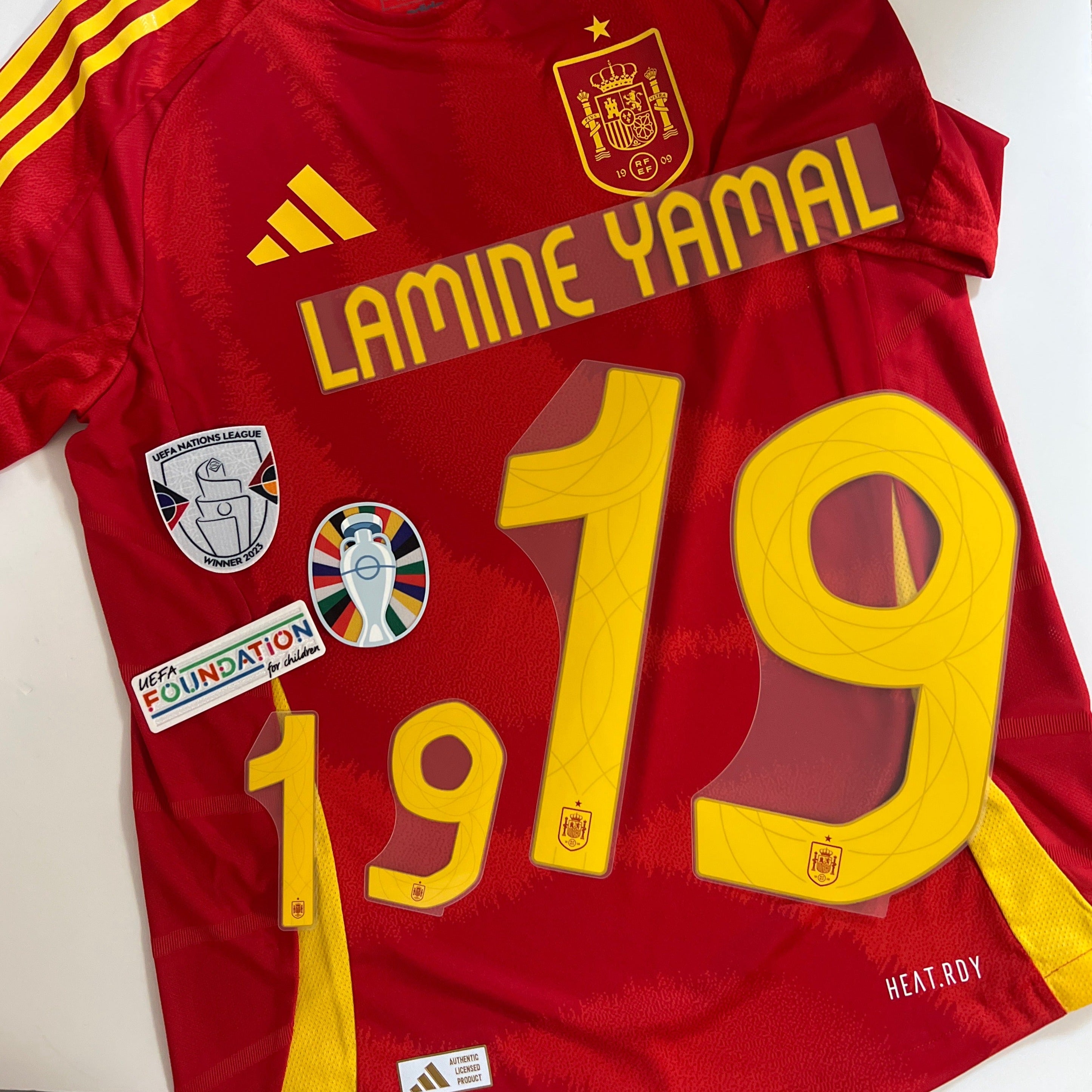 LAMINE YAMAL 24-25 Spain Home – Kit of the Day