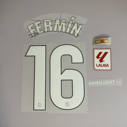 23-24 FC Barcelona Home  #16Fermin