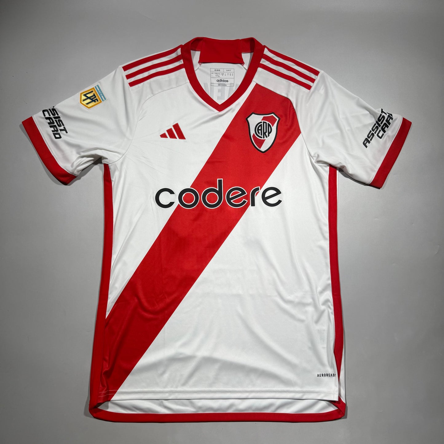 Official #19 C. Echeverri 24/25 River Plate Home Stadium Shirt Size M=JP:XL
