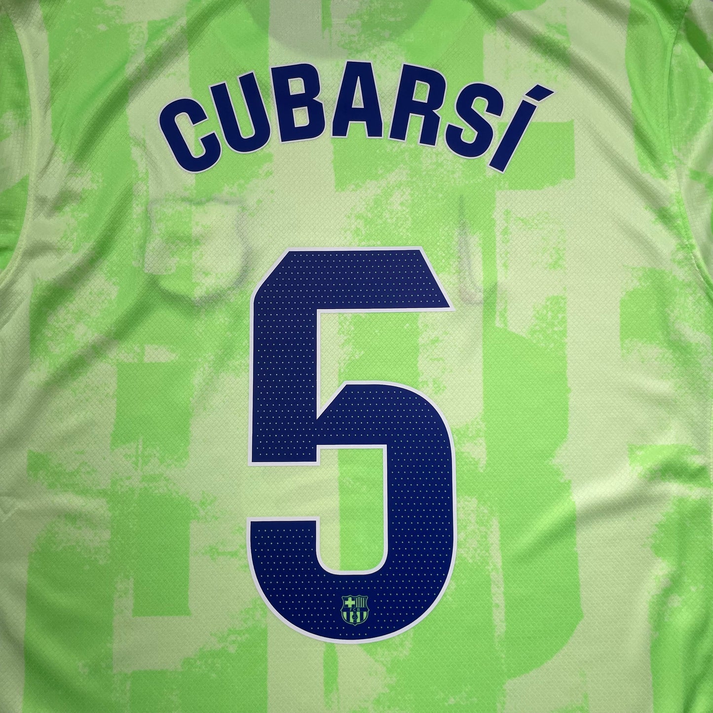 Official #5 Cubarsi 24/26 FC Barcelona 3rd Stadium Shirt