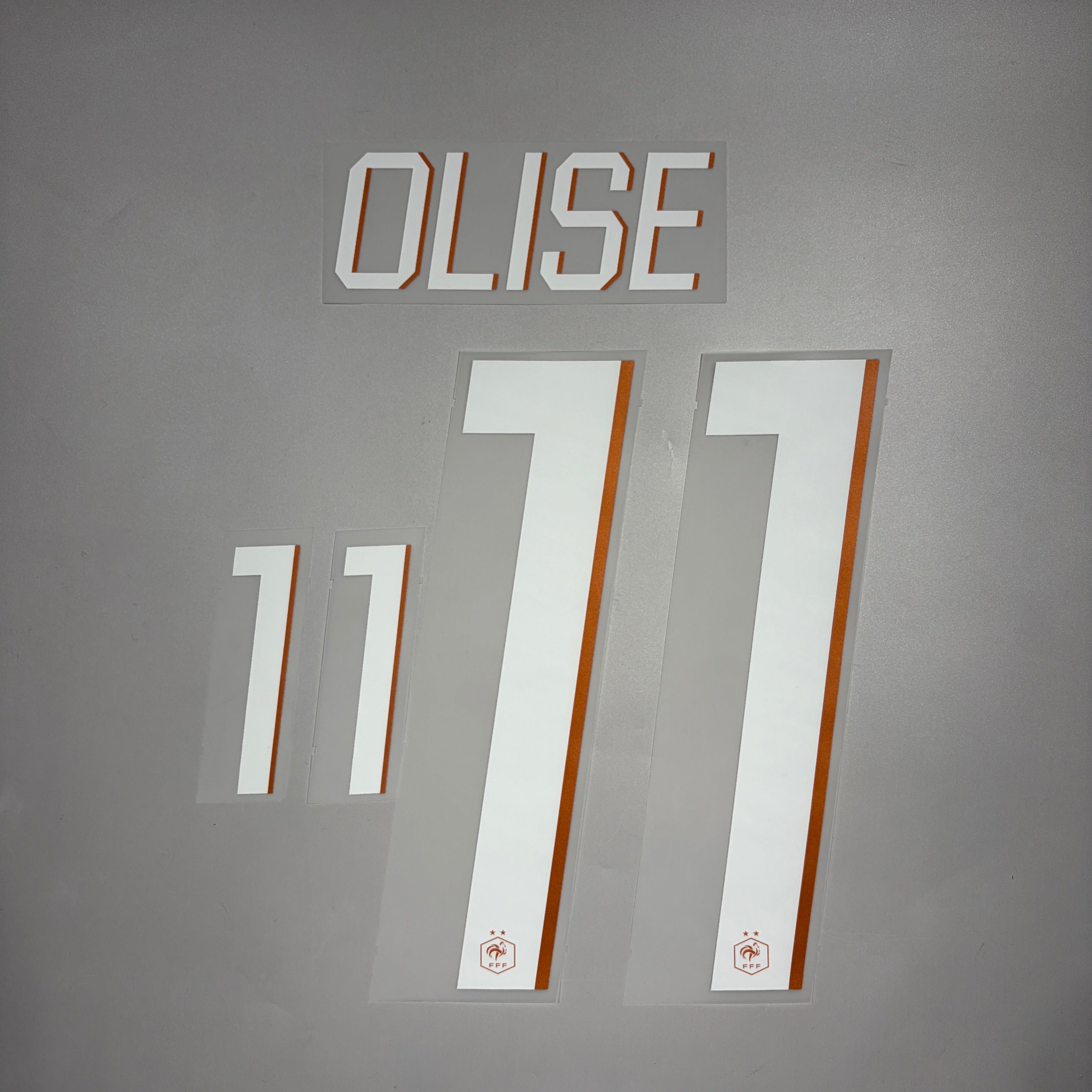 Official #11 Olise 2026 France Home Name & Number set – Kit of the Day