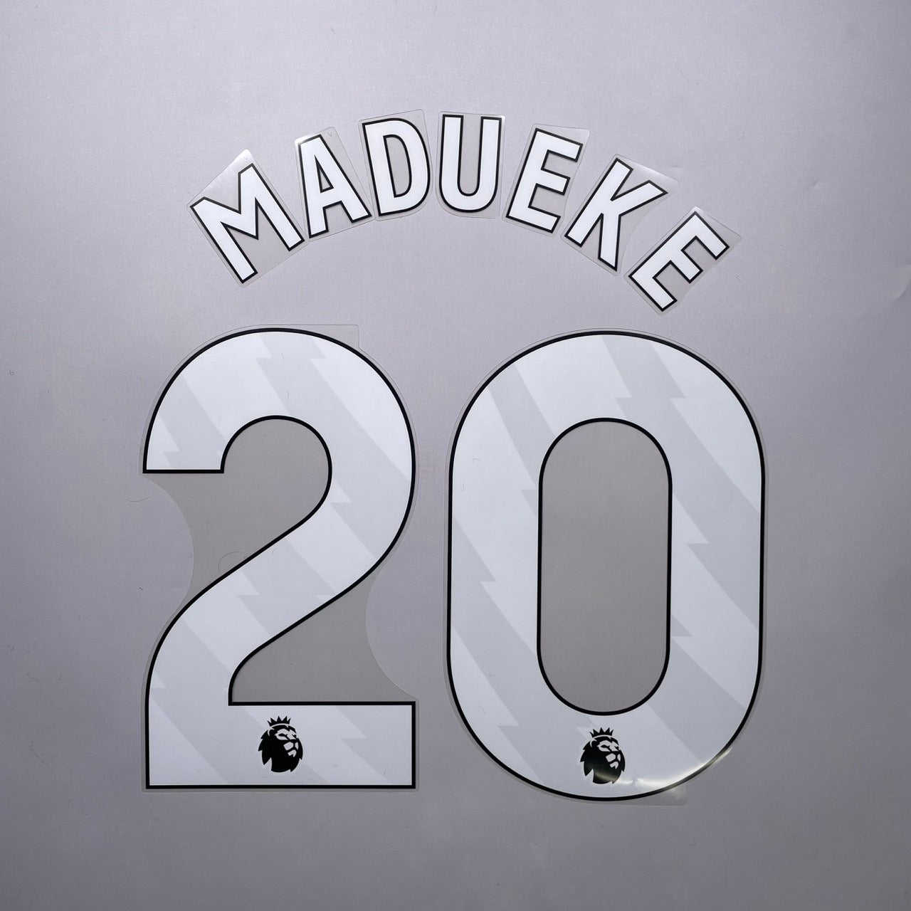 25/26 Arsenal Home Name & Number set English Premier League Font