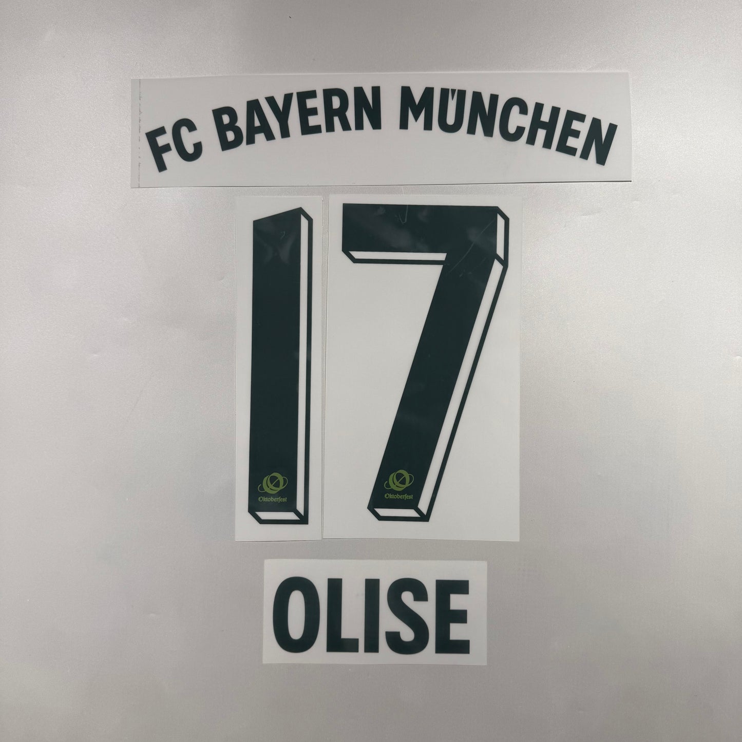Official #17 Olise 25/26 FC Bayern Munchen Name & Number set Oktoberfest Special Edition