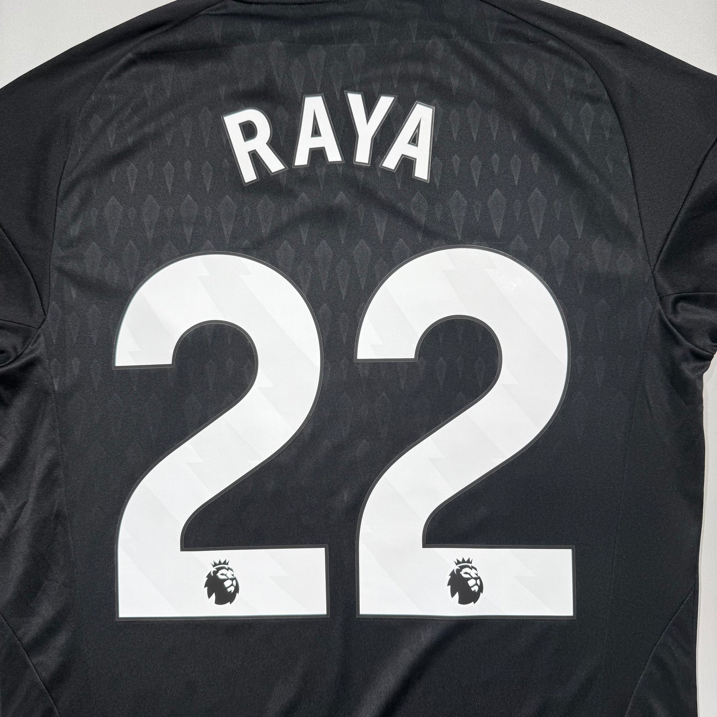 Official #22 Raya 23/24 Arsenal Goal Keeper Stadium Shirt Size M=JP:XL