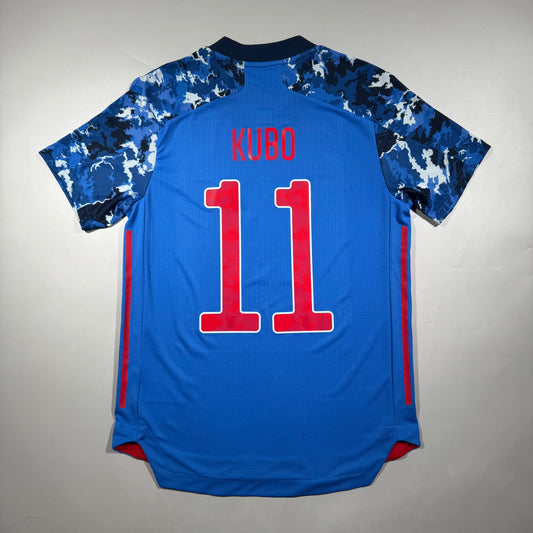 Official #11 Kubo 2020 Japan Home Authentic Shirt Size S/M=JP:L