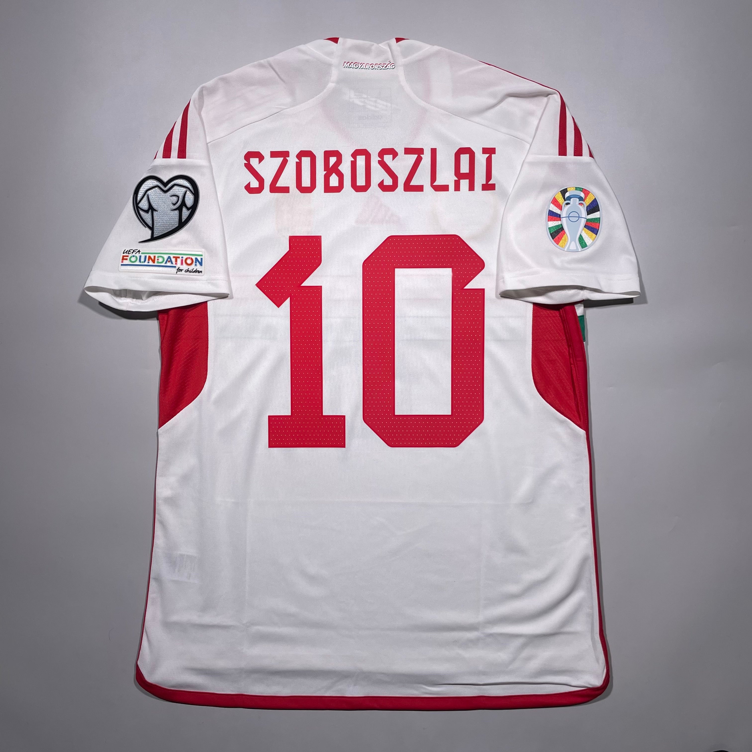 adidas ハンガリー代表 サッカーシャツ SZOBOSZLAI 10 16181a5afda87c11209bac7523148a