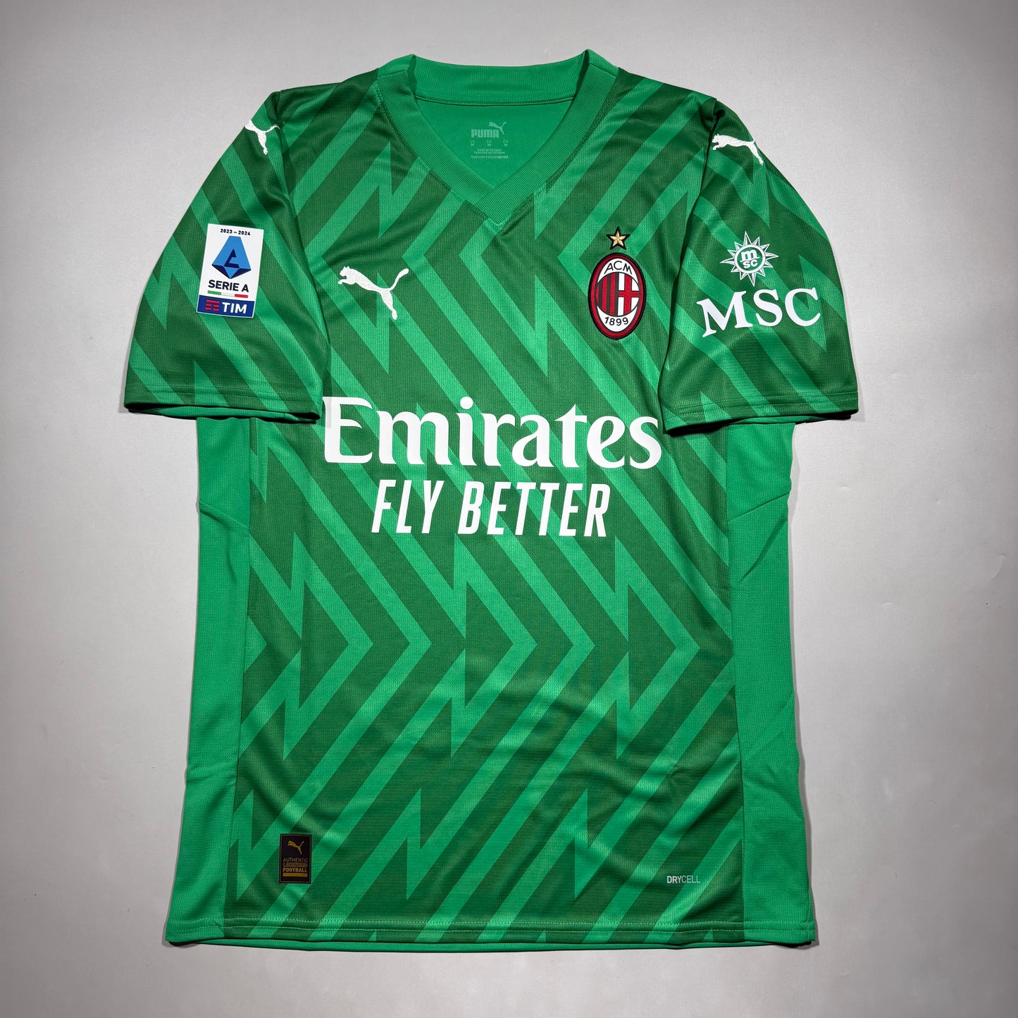 Official #9 Giroud 23/24 AC Milan Goal Keeper shirt Size M