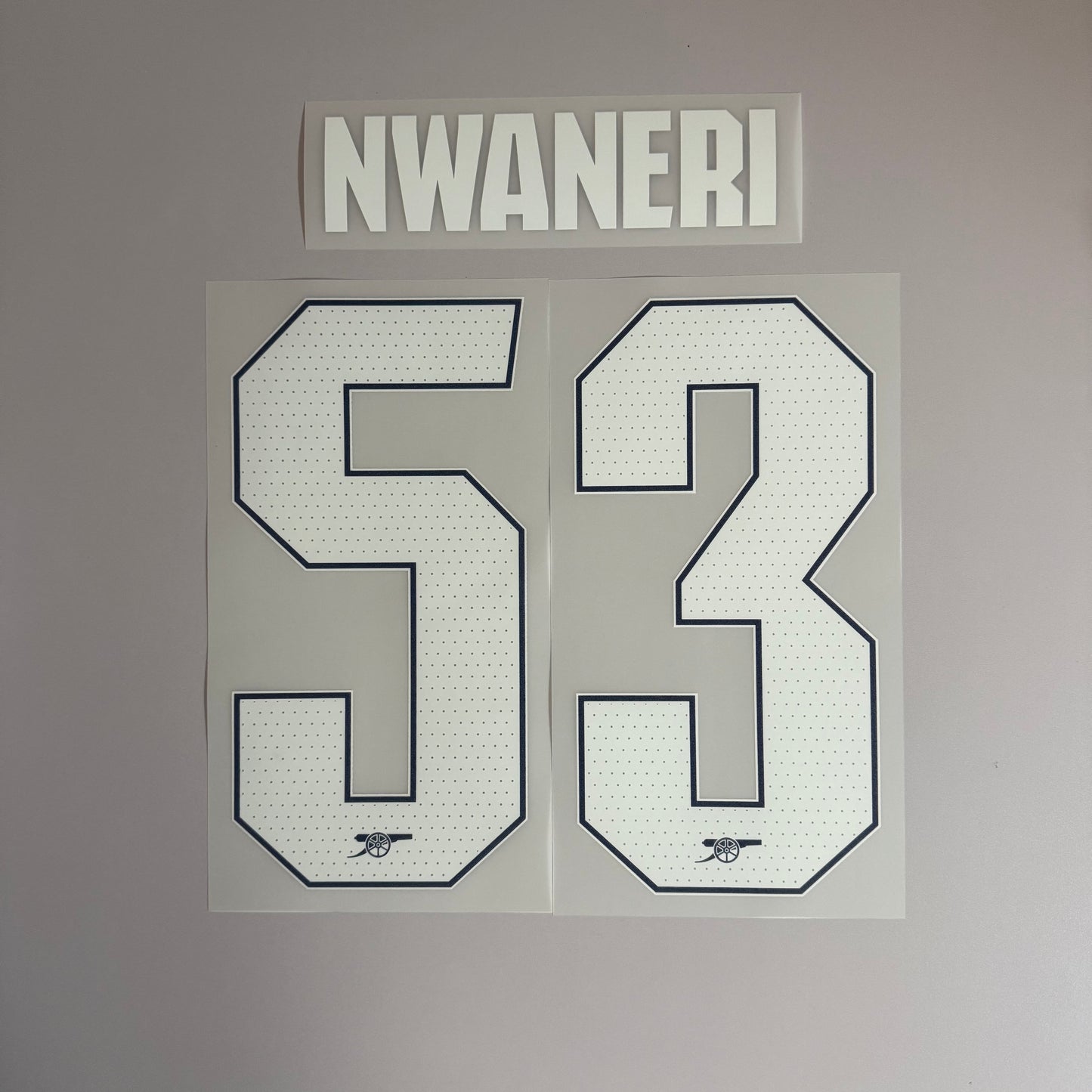 24/26 Arsenal Home Name & Number Club Font Offcial