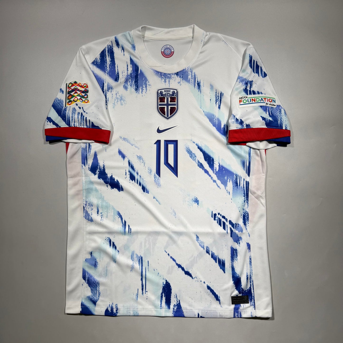 Official #10 Odegaard 2024 Norway Away Stadium Nations League Shirt
