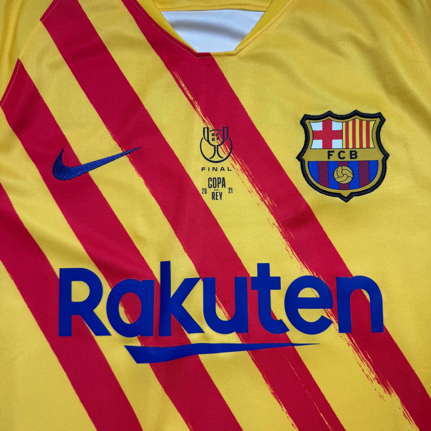 Official #7 Griezmann 21/22 FC Barcelona 4th Stadium Shirt Copa Del Rey Final Size M