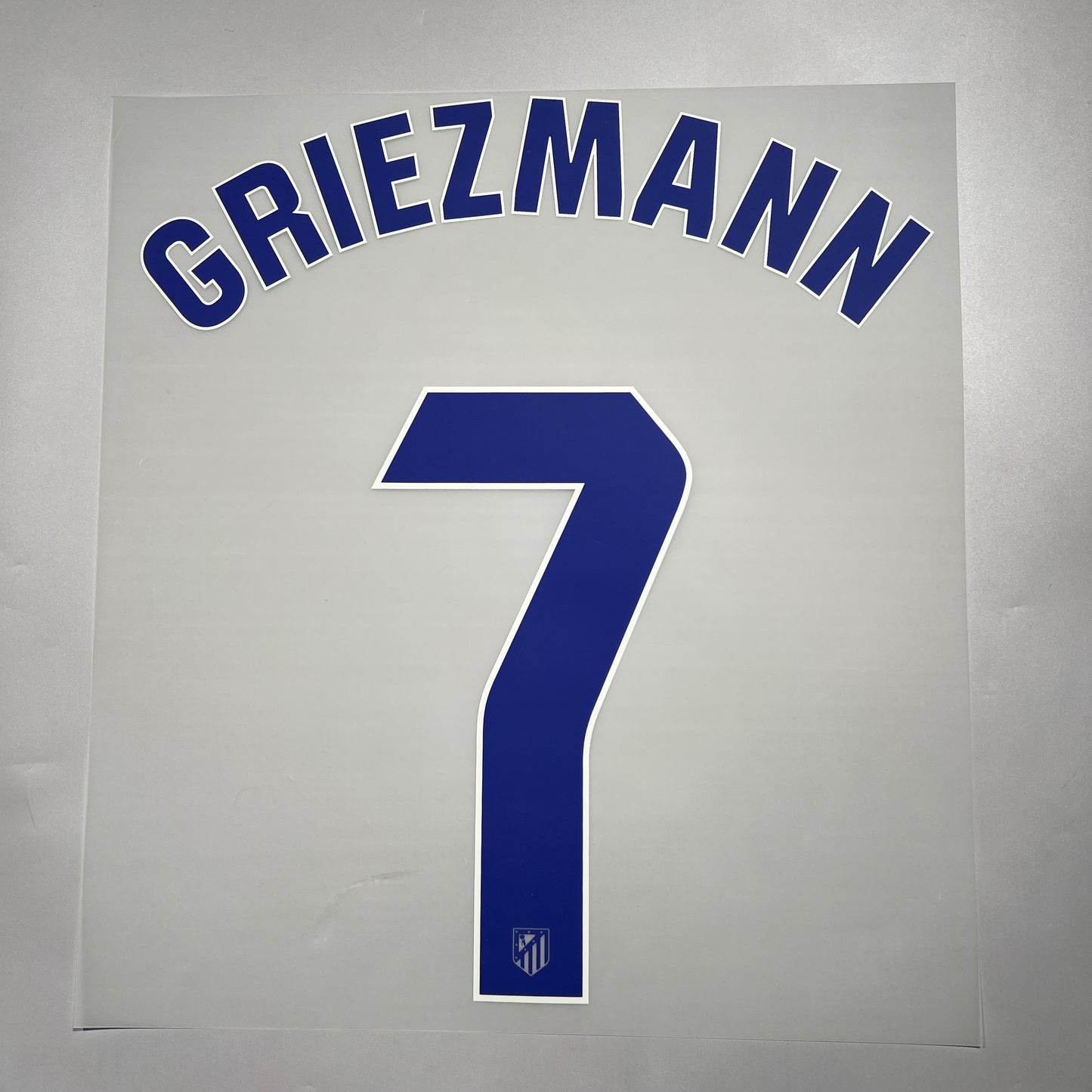 Official #7 Griezmann 25/26 Atletico Madrid 3rd Name & Number set La Liga font