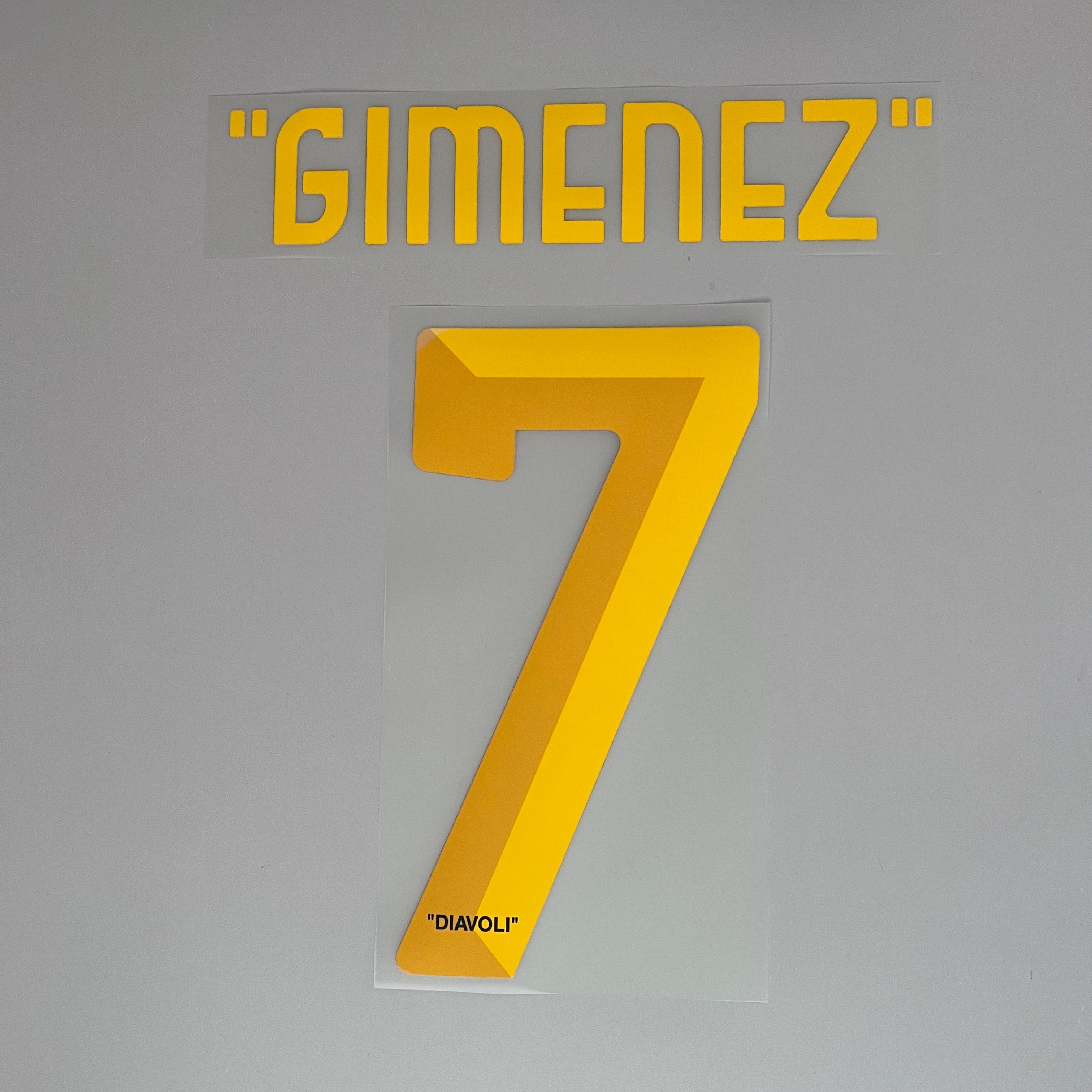 24-25 AC Milan x Off white 4th Name & Number set – Kit of