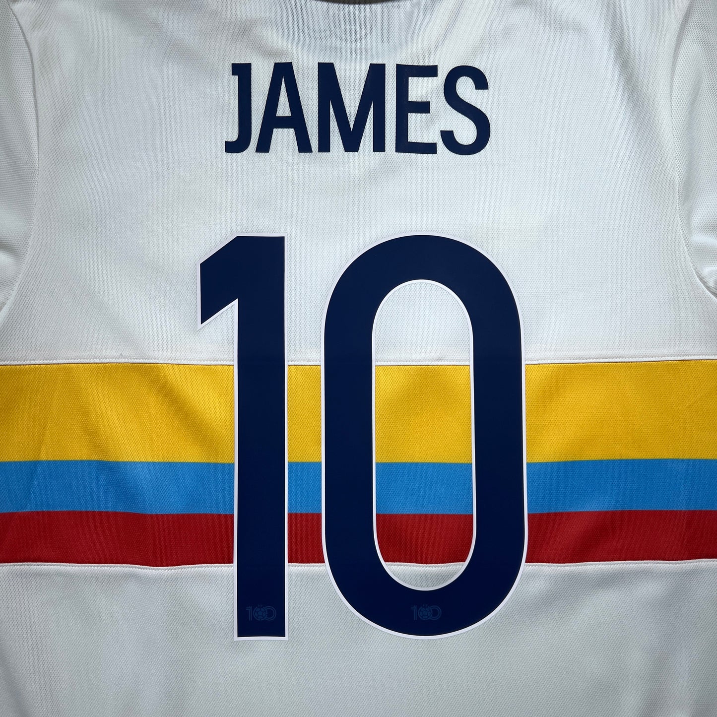 Official #10 James 2024 Colombia 100th Anniversary Shirt Size M(JP:XL)
