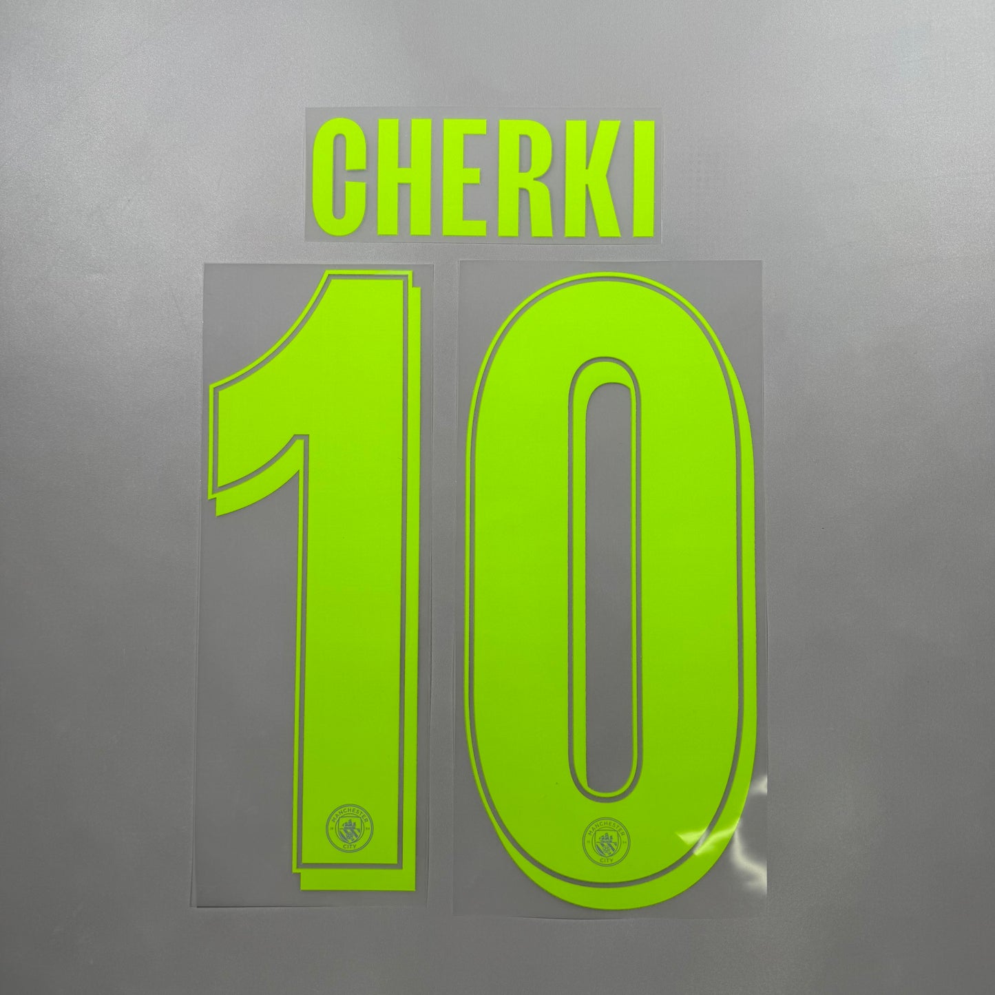 Official #10 Cherki 25/26 Manchester City 3rd Name and Number set Club Font