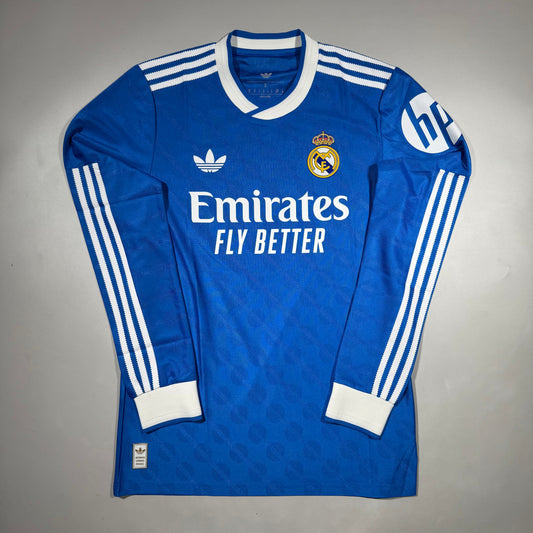 Official 25/26 Real Madrid 3rd Official Authentic Shirt Long Sleeve