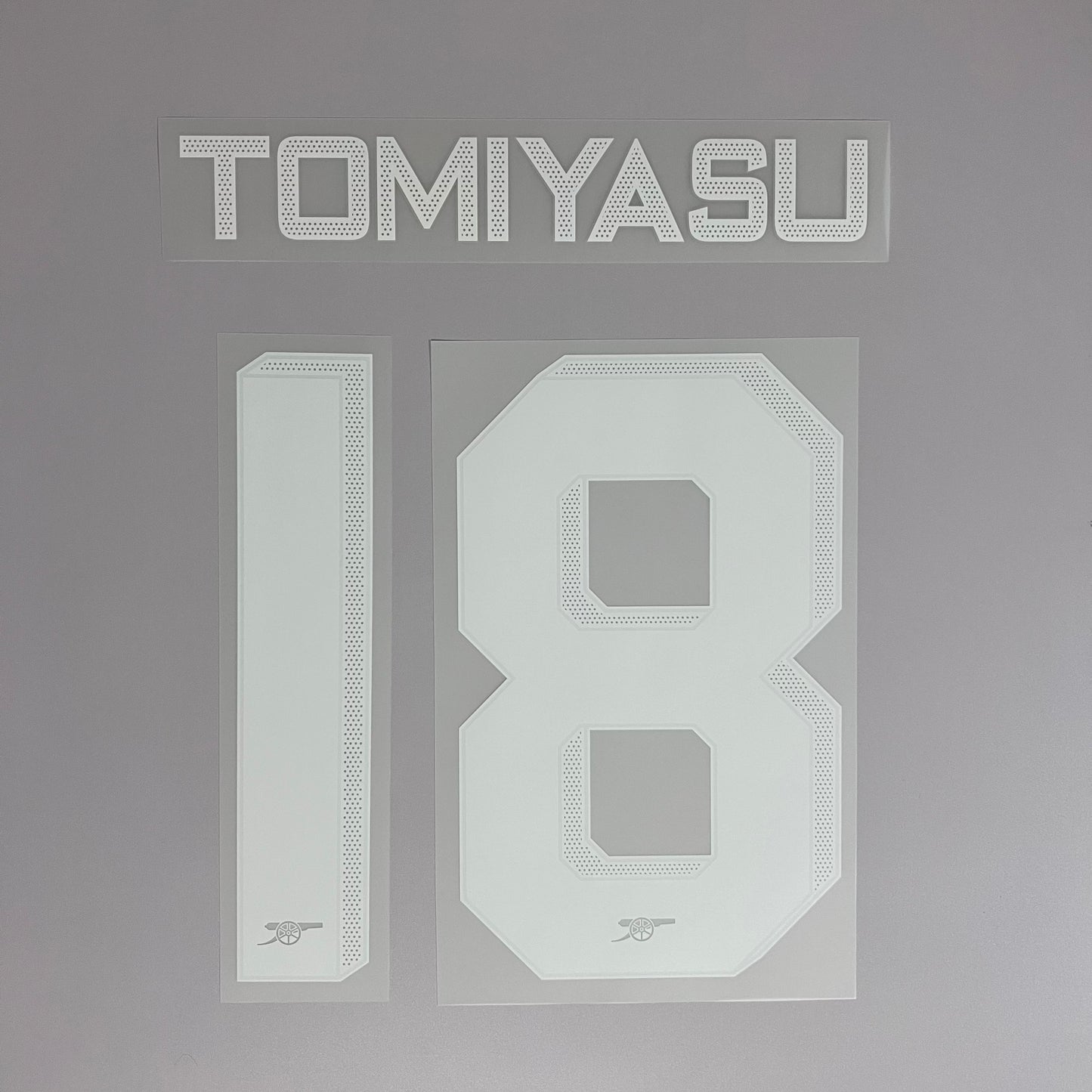 23-24 Arsenal 3rd Cup Font Name & Number Set