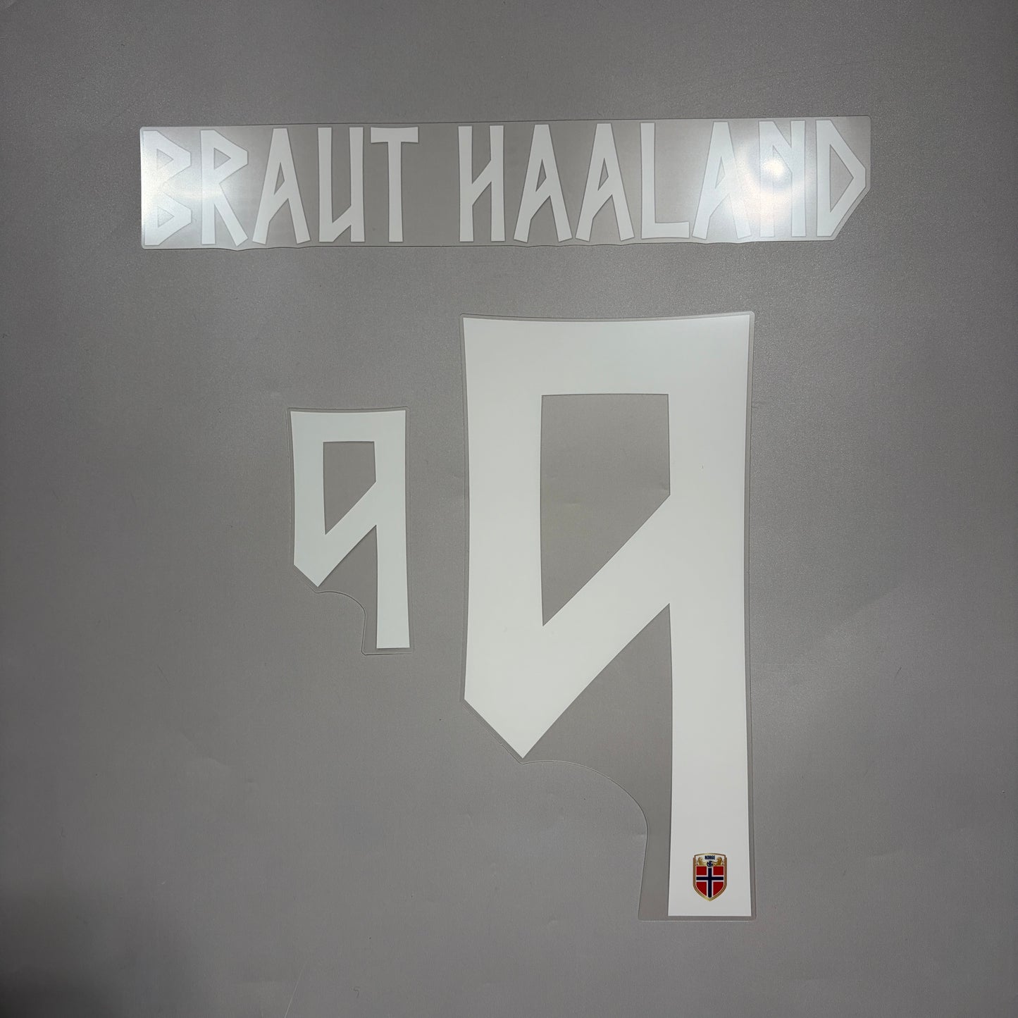 Official #9 Haaland 2026 Norway Home Name & Number set