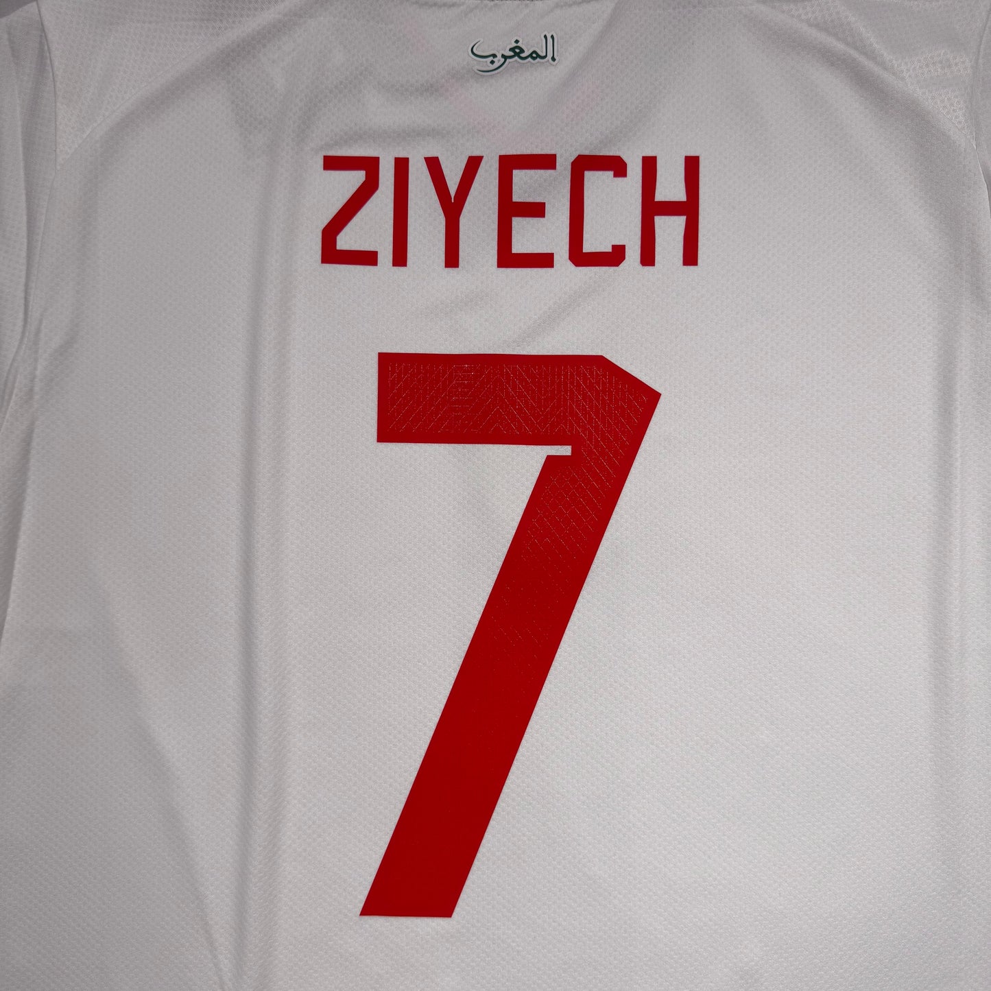 Official #7 Ziyech 2022 Morocco Away Stadium Shirt Size L