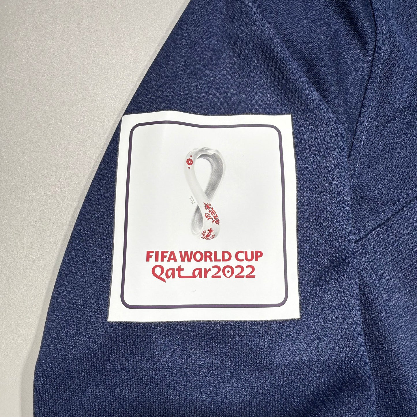 Official #11 Dembele 2022 France Home Stadium Shirt Qatar World Cup Final Size M