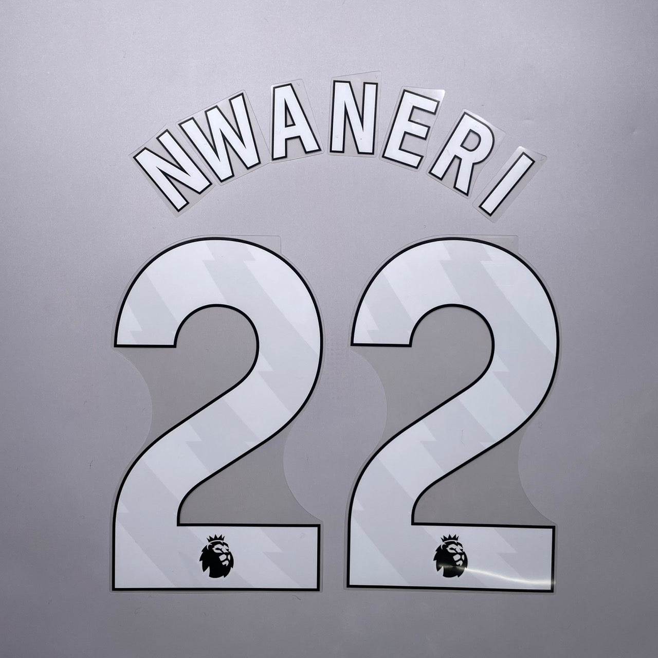 25/26 Arsenal Home Name & Number set English Premier League Font