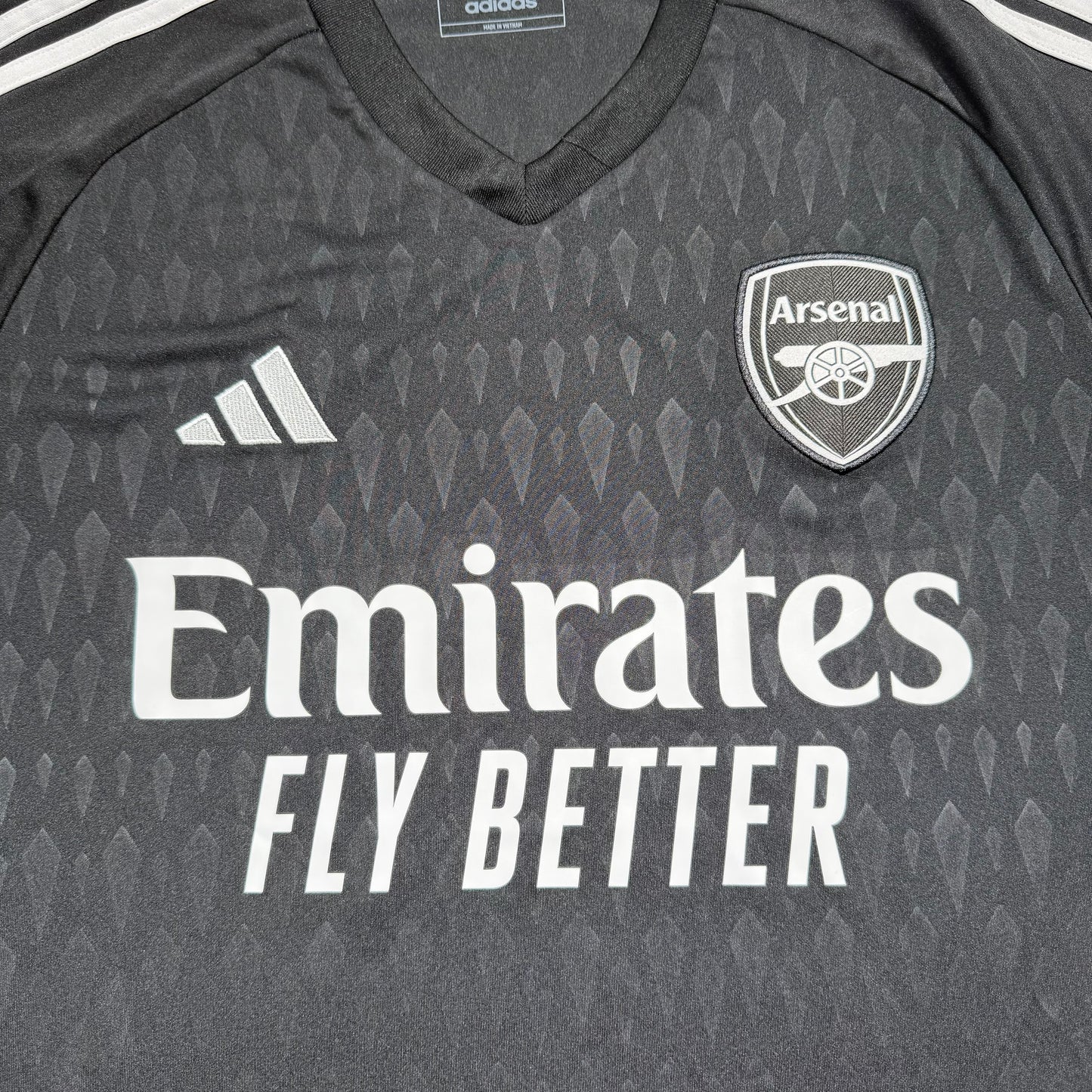 Official #22 Raya 23/24 Arsenal Goal Keeper Stadium Shirt Size M=JP:XL