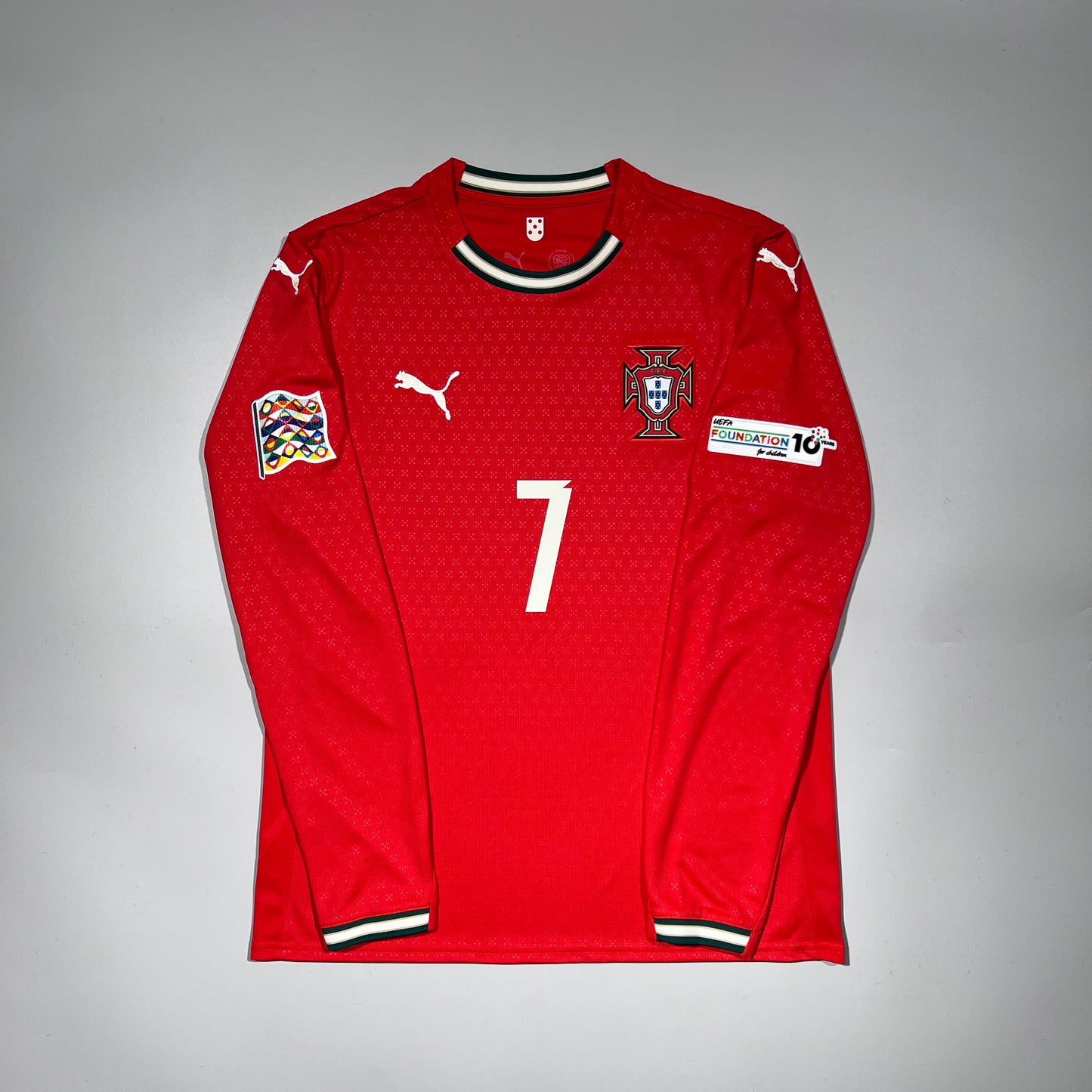 #7 Ronaldo | 25-26 Portugal Home Long Sleeve Fan ver.