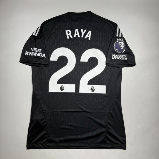 Official #22 Raya 23/24 Arsenal Goal Keeper Stadium Shirt Size M=JP:XL