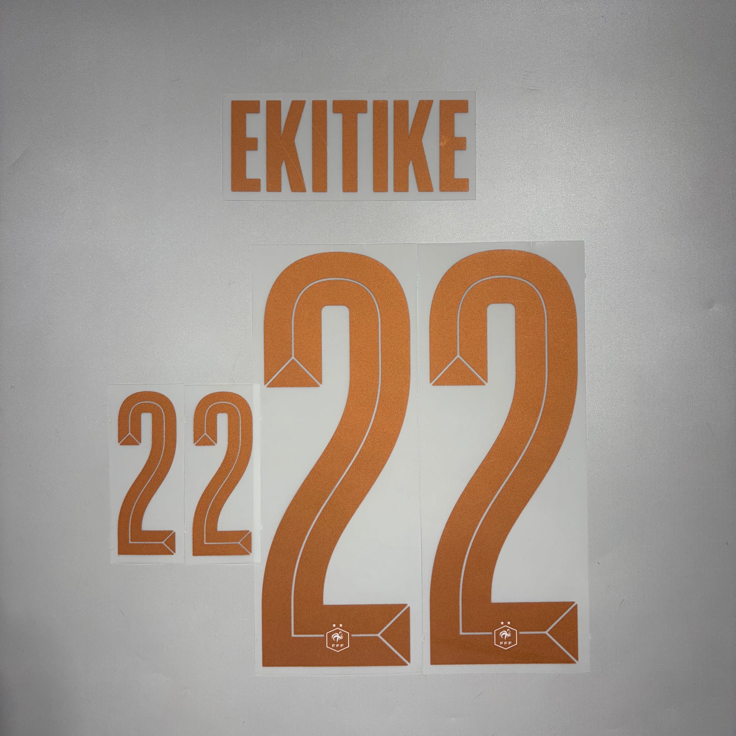 Official #22 Ekitike 2026 France Away Name & Number set