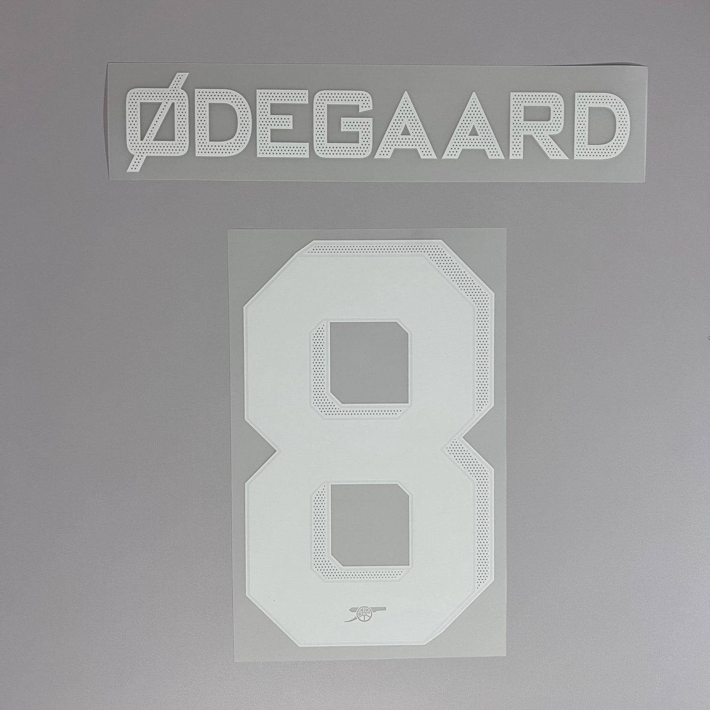 23-24 Arsenal 3rd Cup Font Name & Number Set