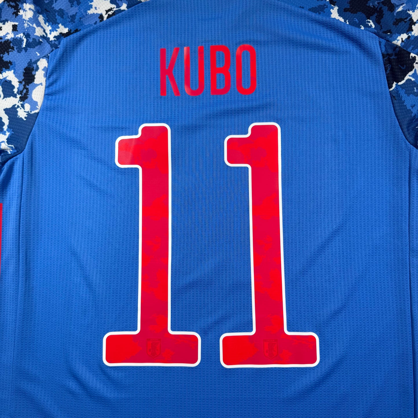 Official #11 Kubo 2020 Japan Home Authentic Shirt Size S/M=JP:L