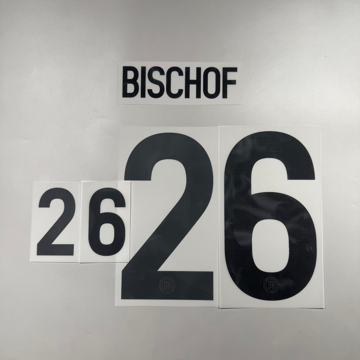 Official #26 Bichof Germany 125th Name & Number set