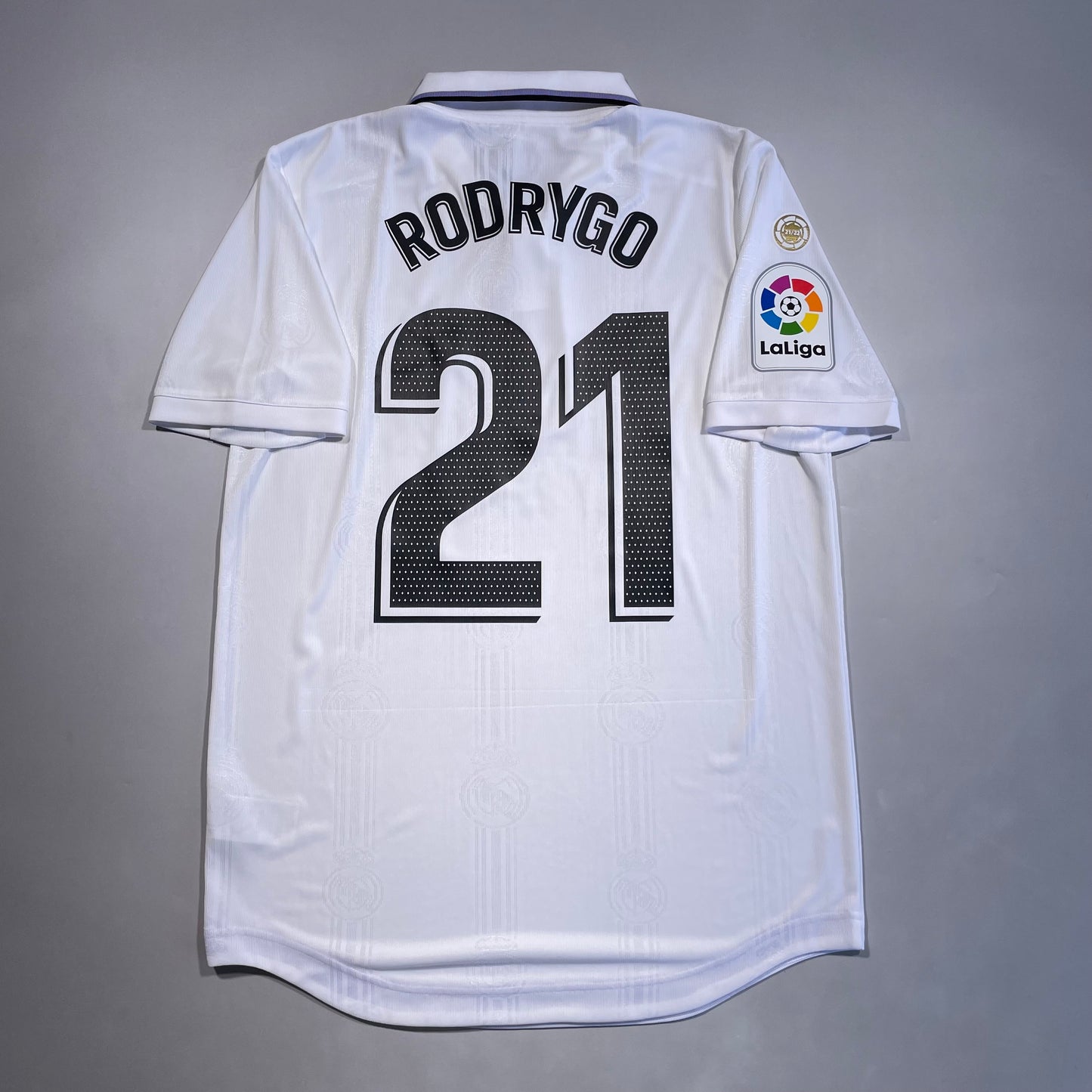 Official #21 Rodrygo 22/23 Real Madrid Home Authentic Shirt La Liga Size M=JP:XL