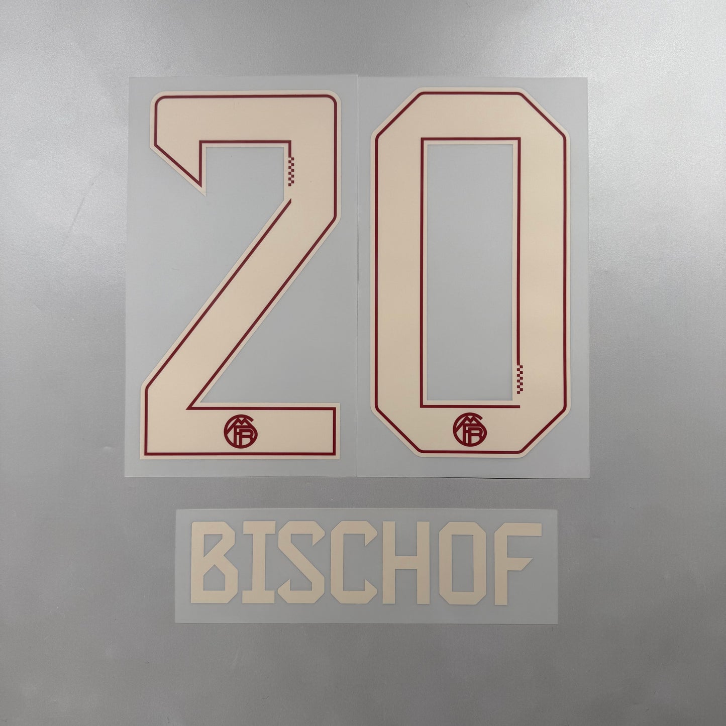 Official #20 Bischof 25/26 FC Bayern Munchen 3rd Name & Number set