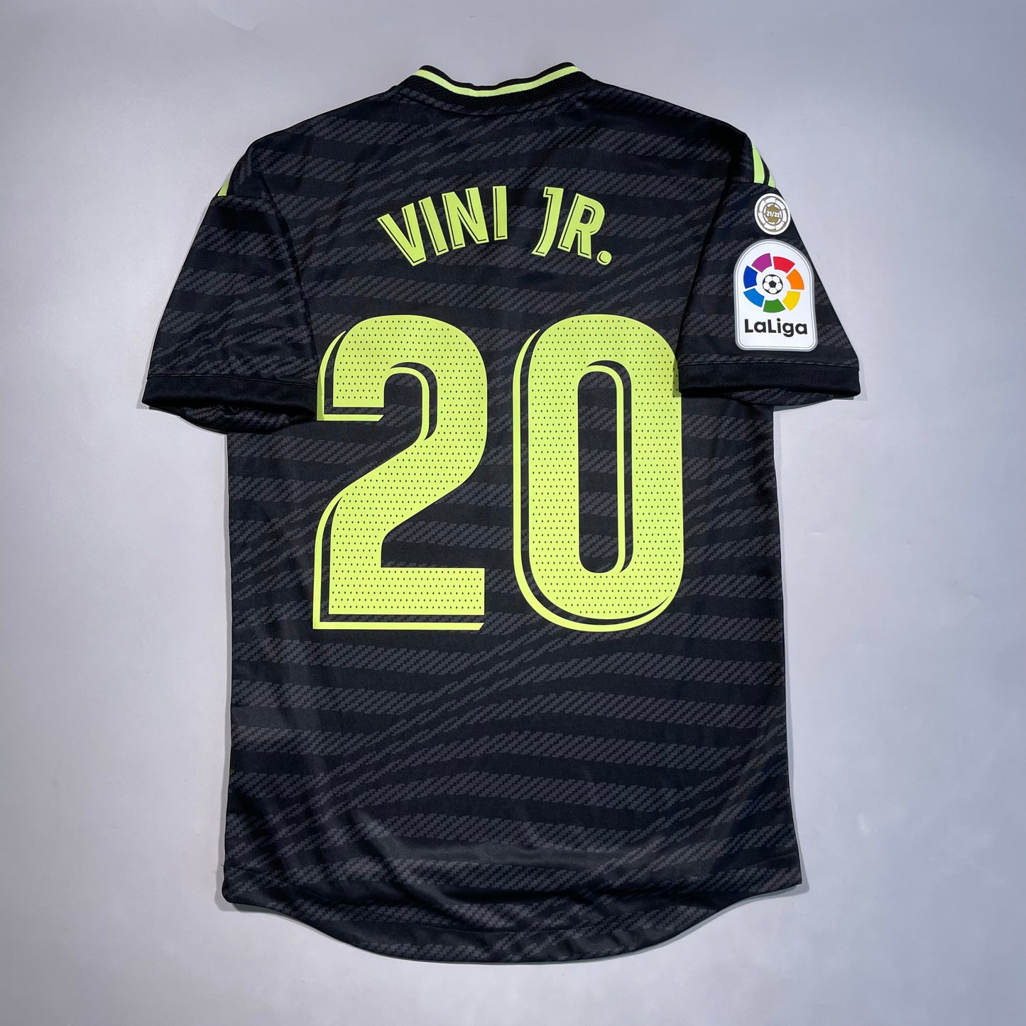 Official #20 Vini JR. 22/23 Real Madrid 3rd Authentic Shirt La Liga Size S=JP:M