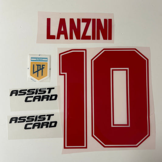24-25 River Plate Home Name and Number set